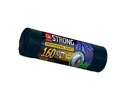 Мешки для мусора 160 л, двухслойные, синие, в рулоне 10 шт., ПВД, 30 мкм, 1100х800 мм, GRIFON SUPER POWER , 101-092 в Салавате