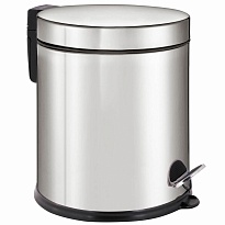 Ведро-контейнер для мусора урна с педалью LAIMA Classic Plus, 5 л, зеркальное в Салавате