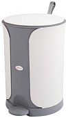 Мусорный бак Sтилъ с педалью 11 л серый