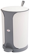 Контейнер для мусора Sтилъ с педалью 11 л серый 11 серый в Салавате Контейнер для мусора Sтилъ с педалью 11 л серый 11 серый в Салавате