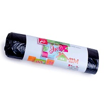 Мешки для мусора 60 л, черные, в рулоне 20 шт., ПНД, 7 мкм, 700х600 мм, Концепция Быта ЭкоДом, 601349 в Салавате Мешки для мусора 60 л, черные, в рулоне 20 шт., ПНД, 7 мкм, 700х600 мм, Концепция Быта ЭкоДом, 601349 в Салавате