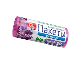 Мешки для мусора 30 л, ароматизированные, Лаванда, сиреневые, в рулоне 20 шт., ПНД, 9 мкм, 560х530 мм, GRIFON Aroma, 101-020 La в Салавате Мешки для мусора 30 л, ароматизированные, Лаванда, сиреневые, в рулоне 20 шт., ПНД, 9 мкм, 560х530 мм, GRIFON Aroma, 101-020 La в Салавате