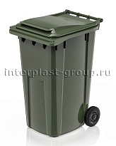 Контейнер для мусора 240 л зеленый облегченный 240 зеленый в Салавате