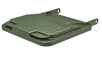 Комплект крышки для контейнера 120 л. зеленая  зеленый в Салавате